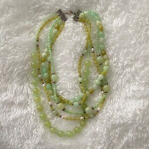 Multi-Strand Jade Necklace - Women Jewelry